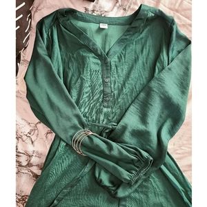 Emerald Green Old Navy Maternity Blouse